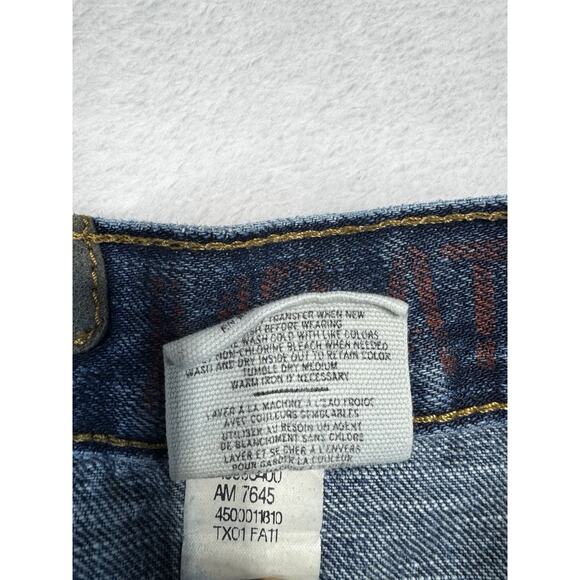 Ariat Loop Lock Jeans 32x34 Dark Wash Straight Fit Western Denim Rugged Classic - Picture 4 of 8